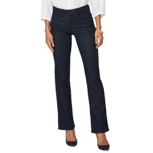NYDJ NWT Barbara Bootcut Jeans Lift Tuck Mid Rise Denim Rinse Blue Size 2 New